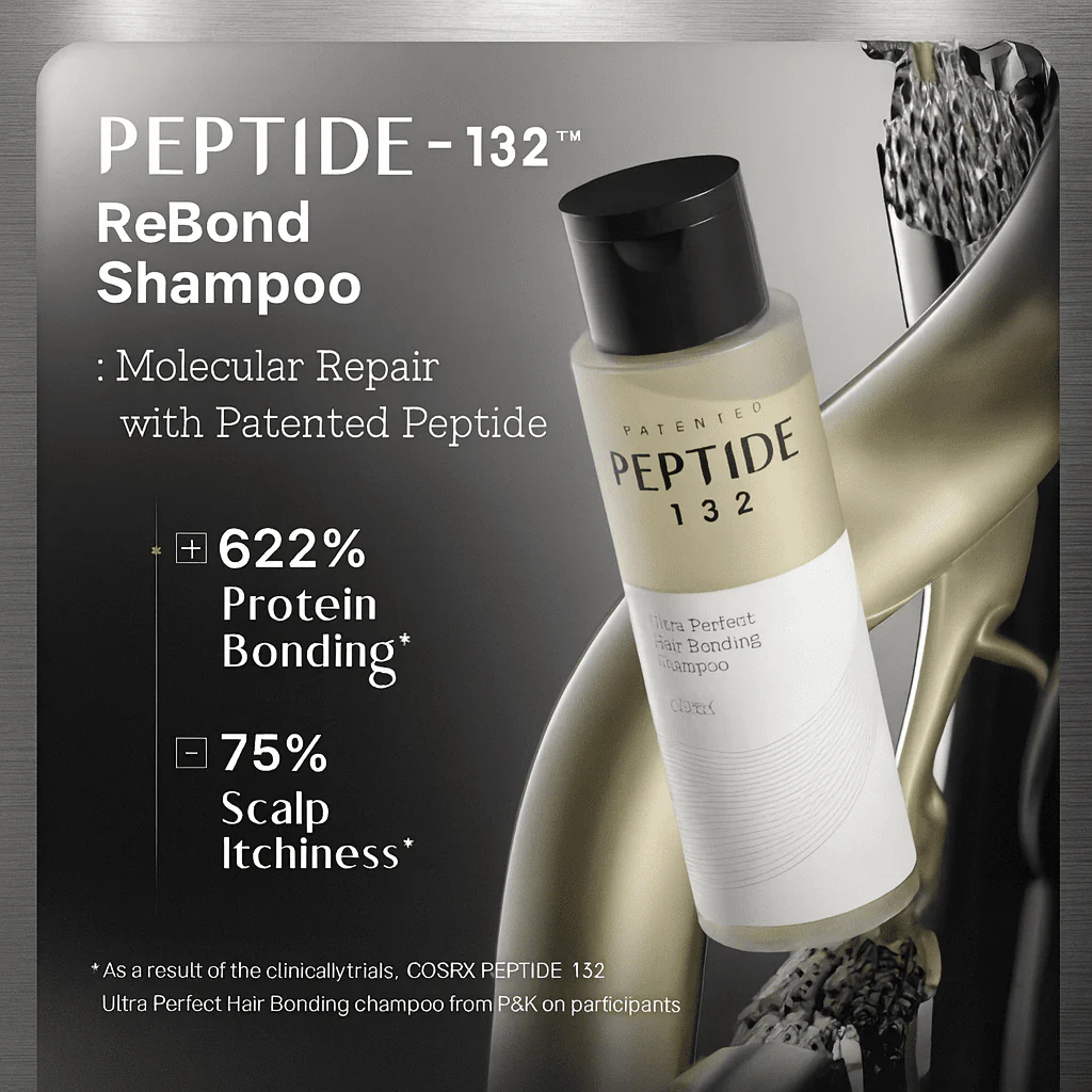 COSRX Peptide-132 Ultra Perfect Hair Bonding Shampoo (6.76 fl.oz) - Image 3