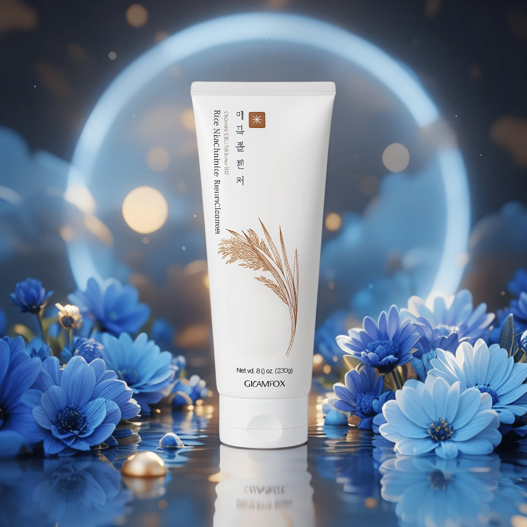 GLAMFOX Rice Niacinamide Foam Cleanser (8.11 fl.oz) - Image 4