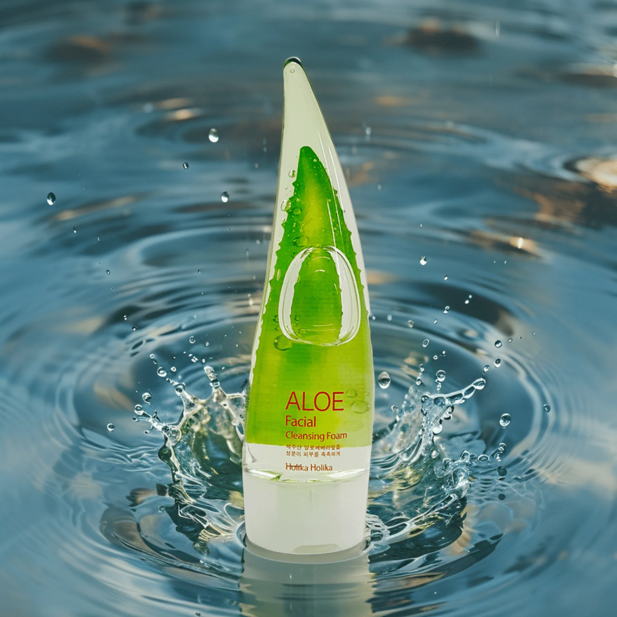 HOLIKA HOLIKA Aloe Facial Cleansing Foam (5.07 fl.oz) - Image 3