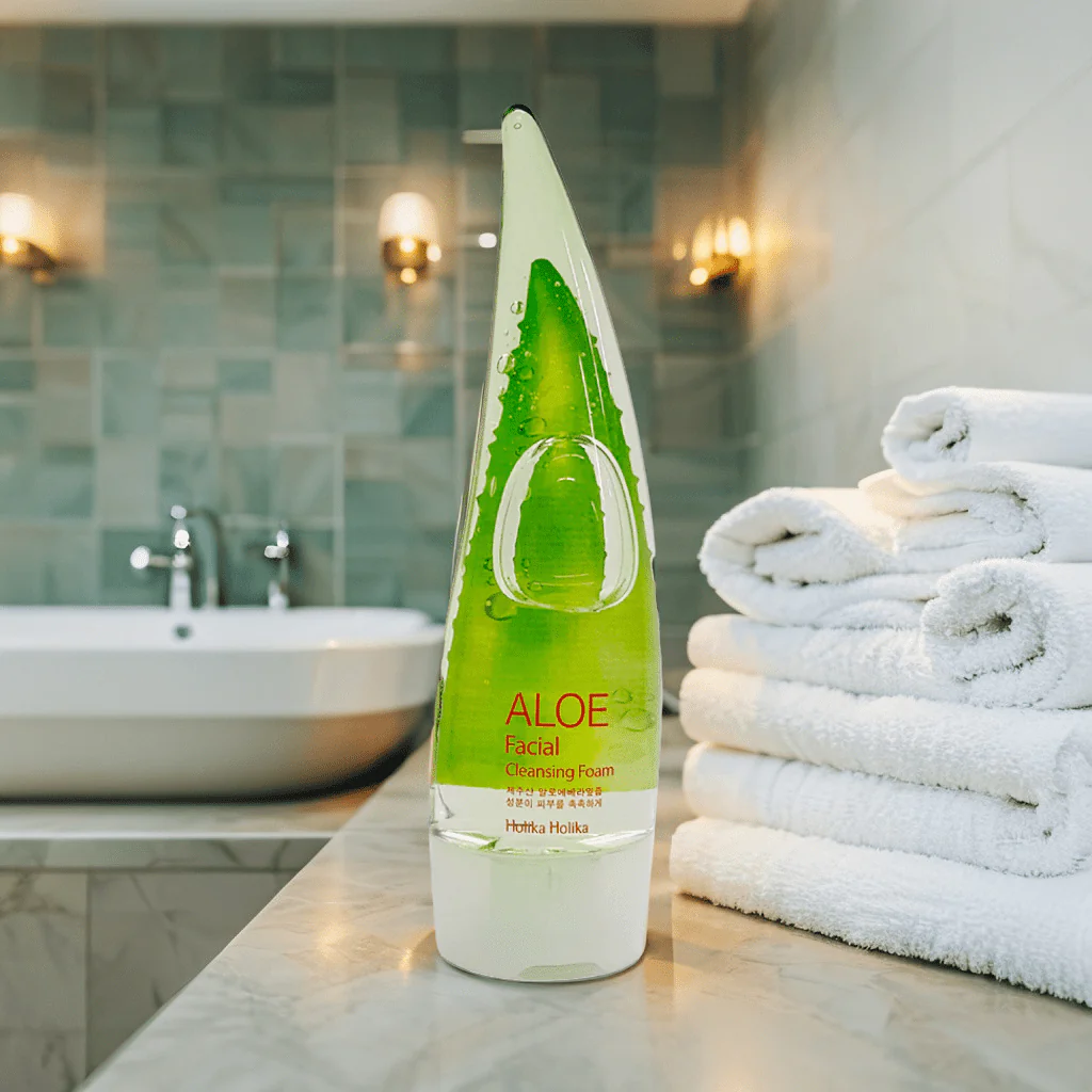 HOLIKA HOLIKA Aloe Facial Cleansing Foam (5.07 fl.oz) - Image 5