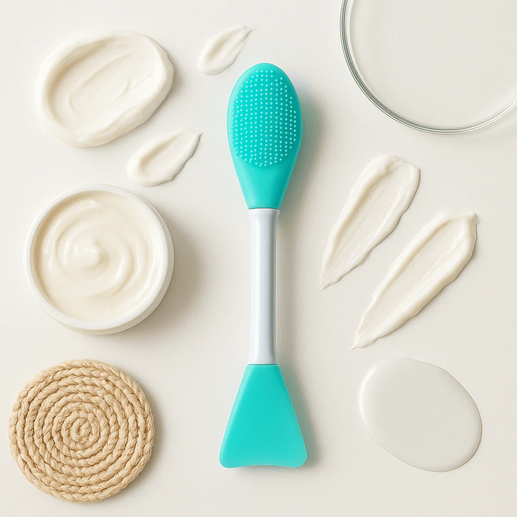 KAEVINY Dual-Ended Silicone Face Mask Applicator Brush - Image 4