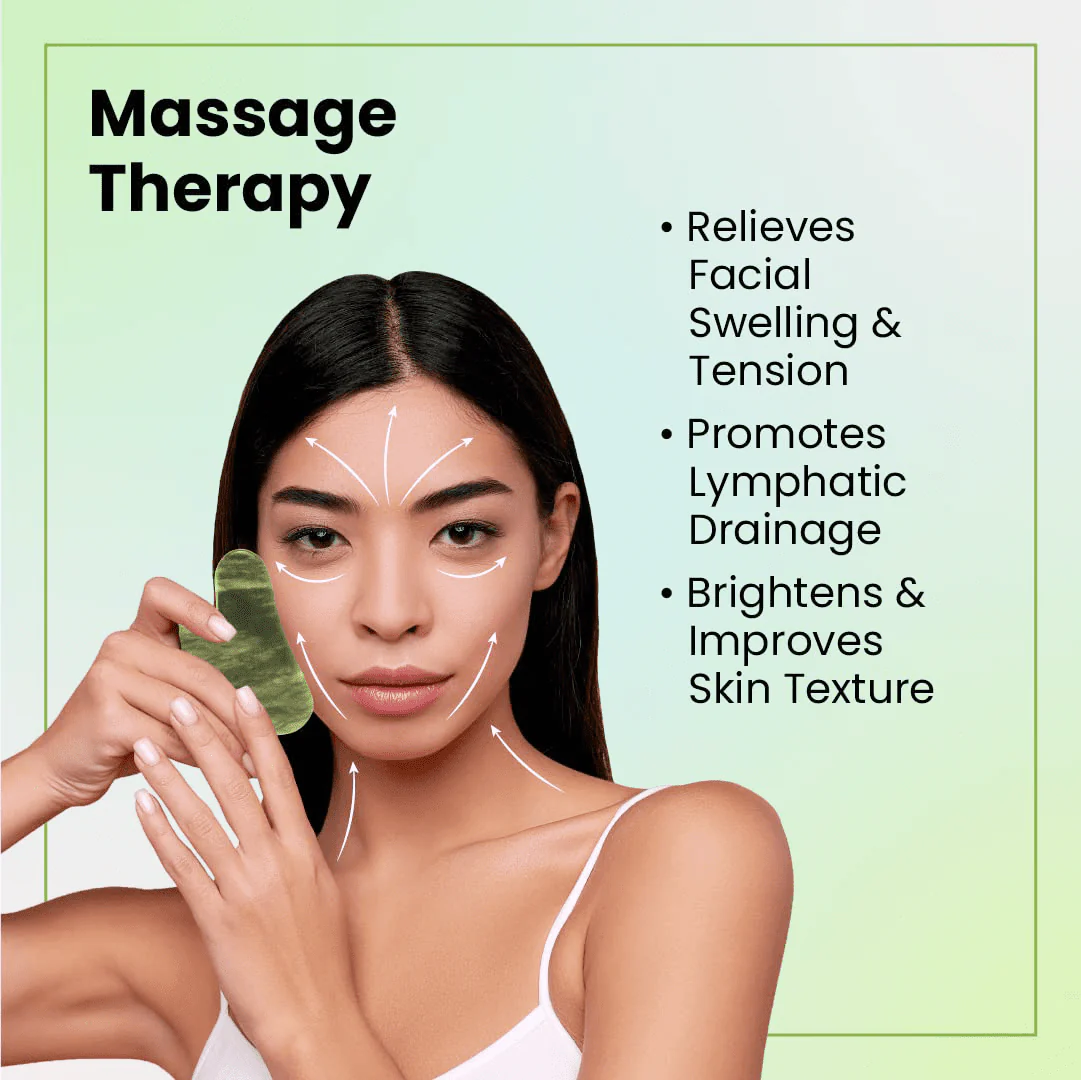 LINDO Luxury Jade Face Roller & Gua Sha Kit - Image 3