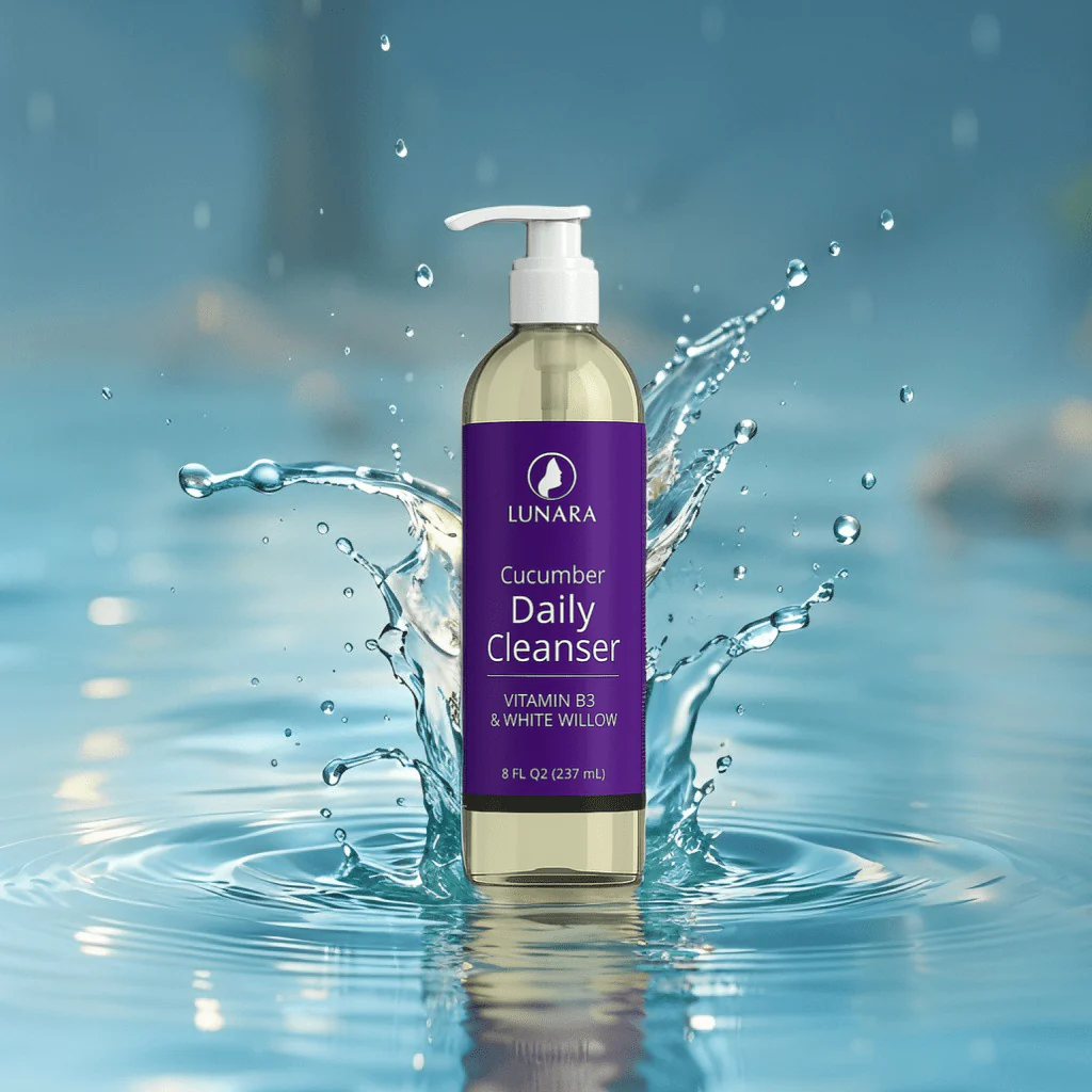 LUNARA COSMETICS Cucumber Daily Cleanser (8oz) - Image 4