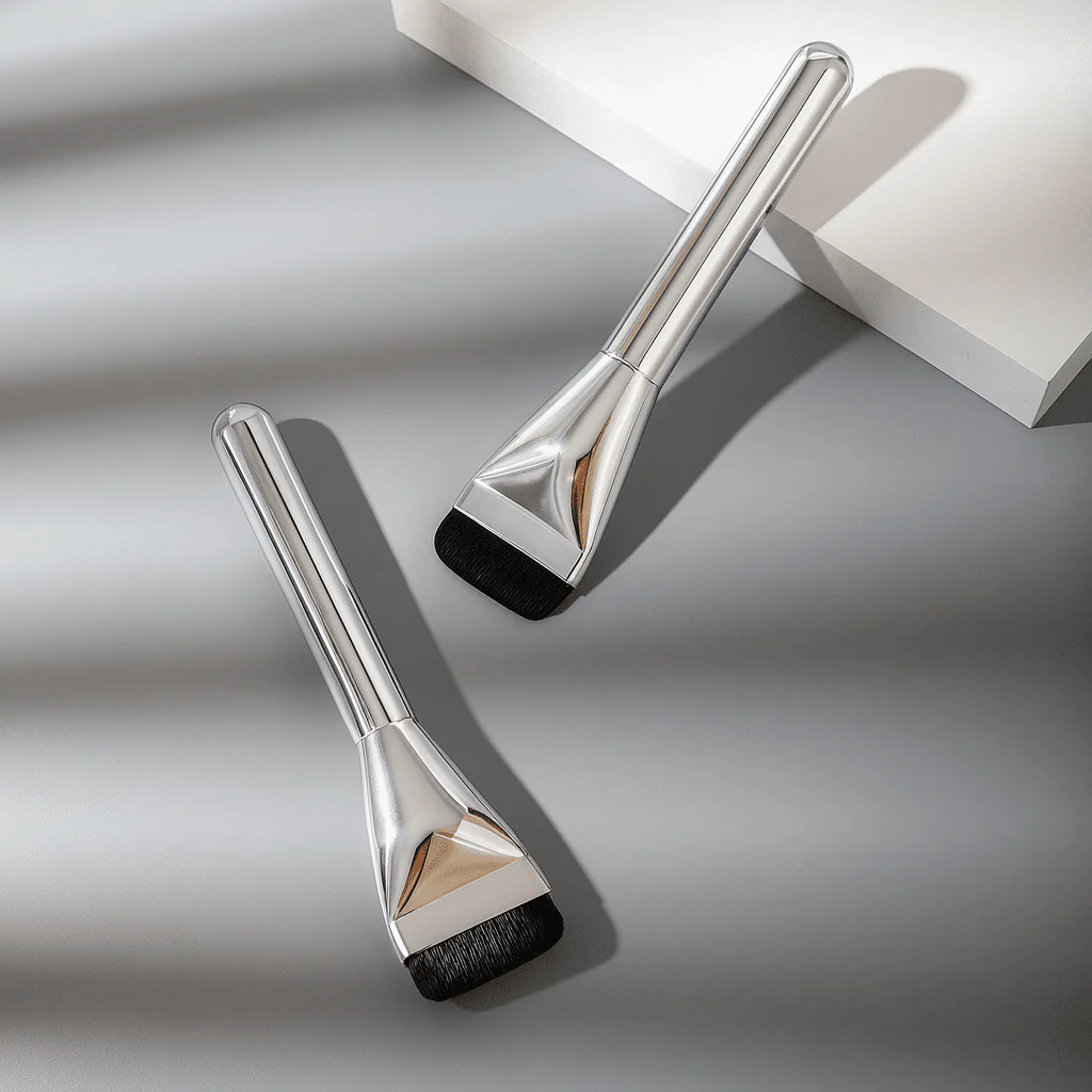 LUNARA COSMETICS Spatula Wide Foundation Face Brush - Image 3