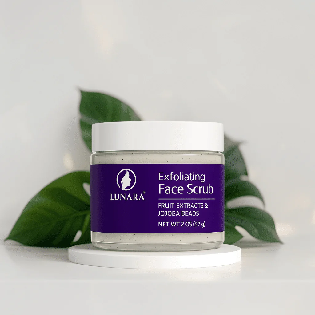 LUNARA COSMETICS Exfoliating Face Scrub (2 fl.oz) - Image 4