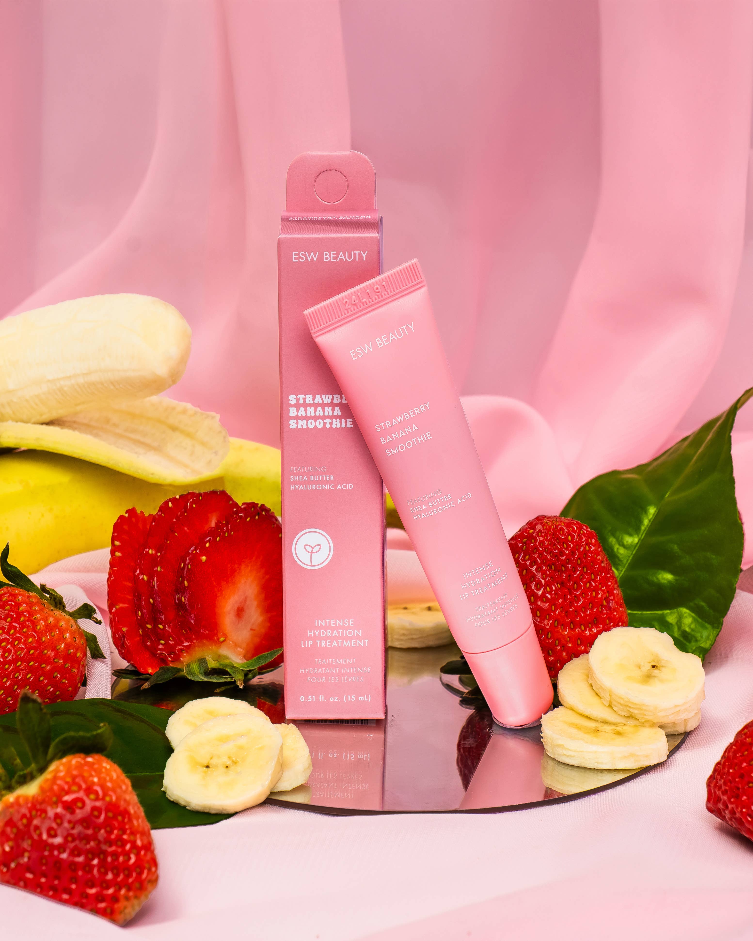 Strawberry Banana Smoothie Intense Hydration Lip Treatment - Image 3