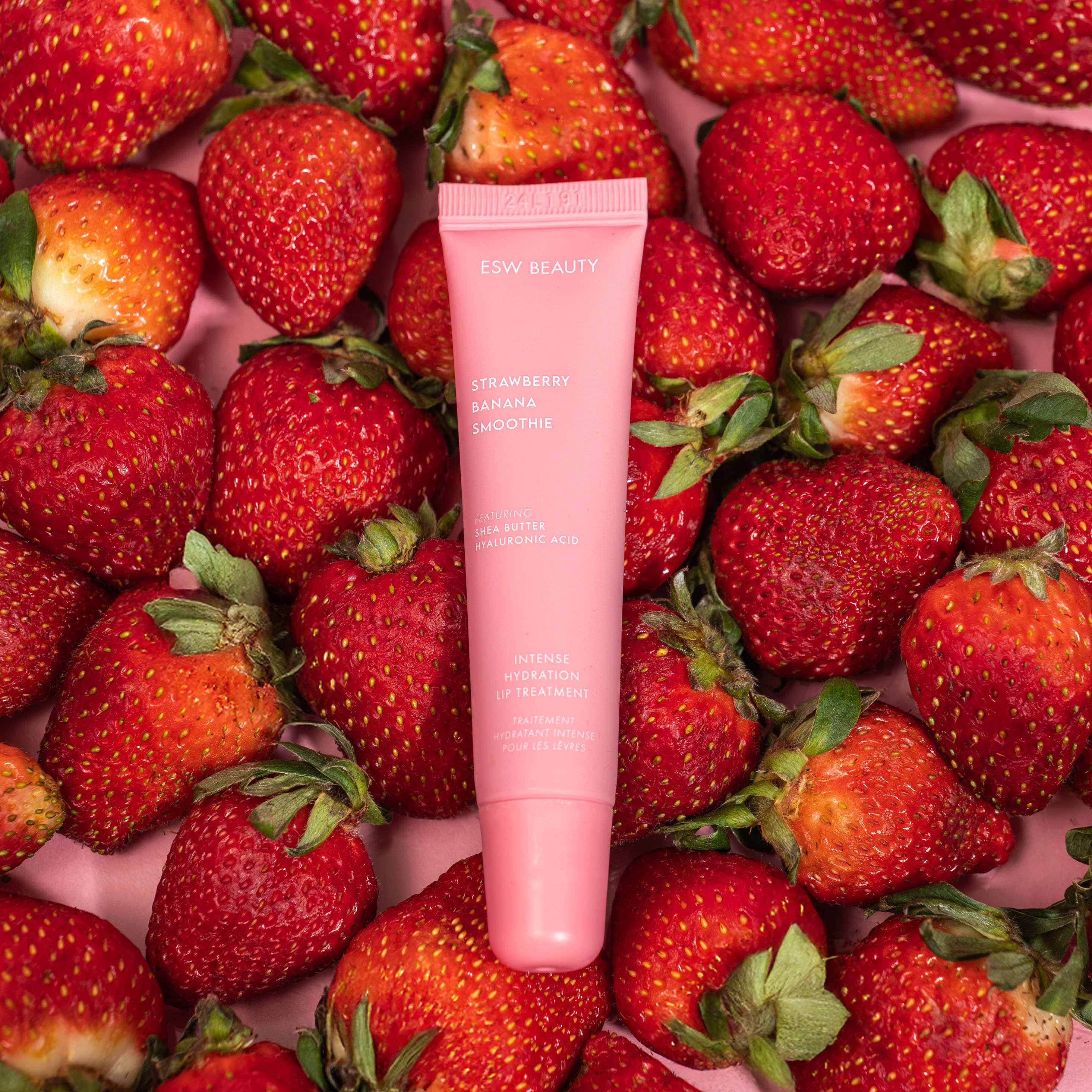 Strawberry Banana Smoothie Intense Hydration Lip Treatment - Image 4